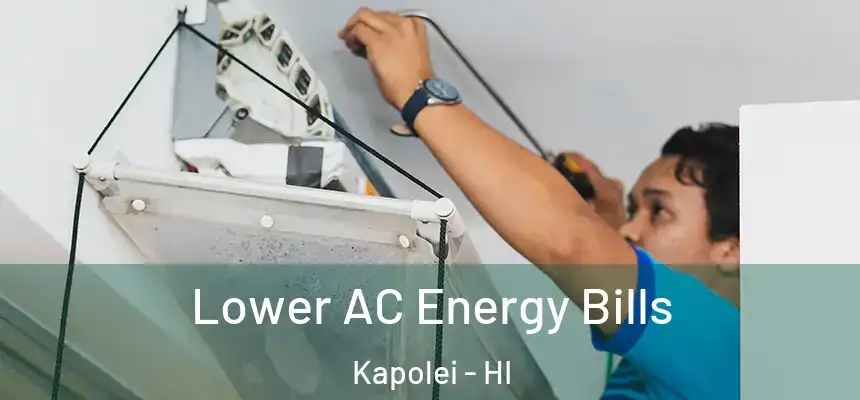 Lower AC Energy Bills Kapolei - HI
